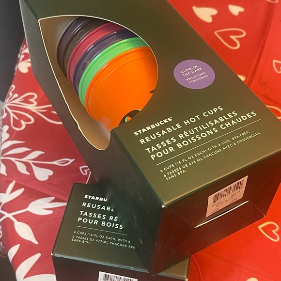 Starbucks 2020 Halloween Words Reusable Hot Cups (2 sets) - Picture 4 of 5